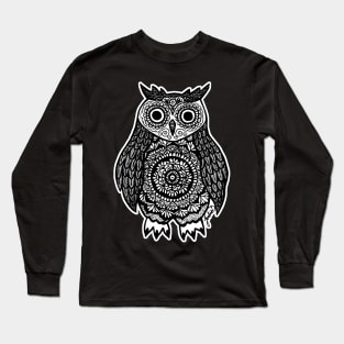 Owl Mandala Long Sleeve T-Shirt